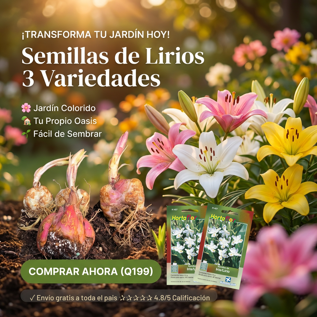 Semillas PREMIUM Lirio Flores coloridas en varias formas