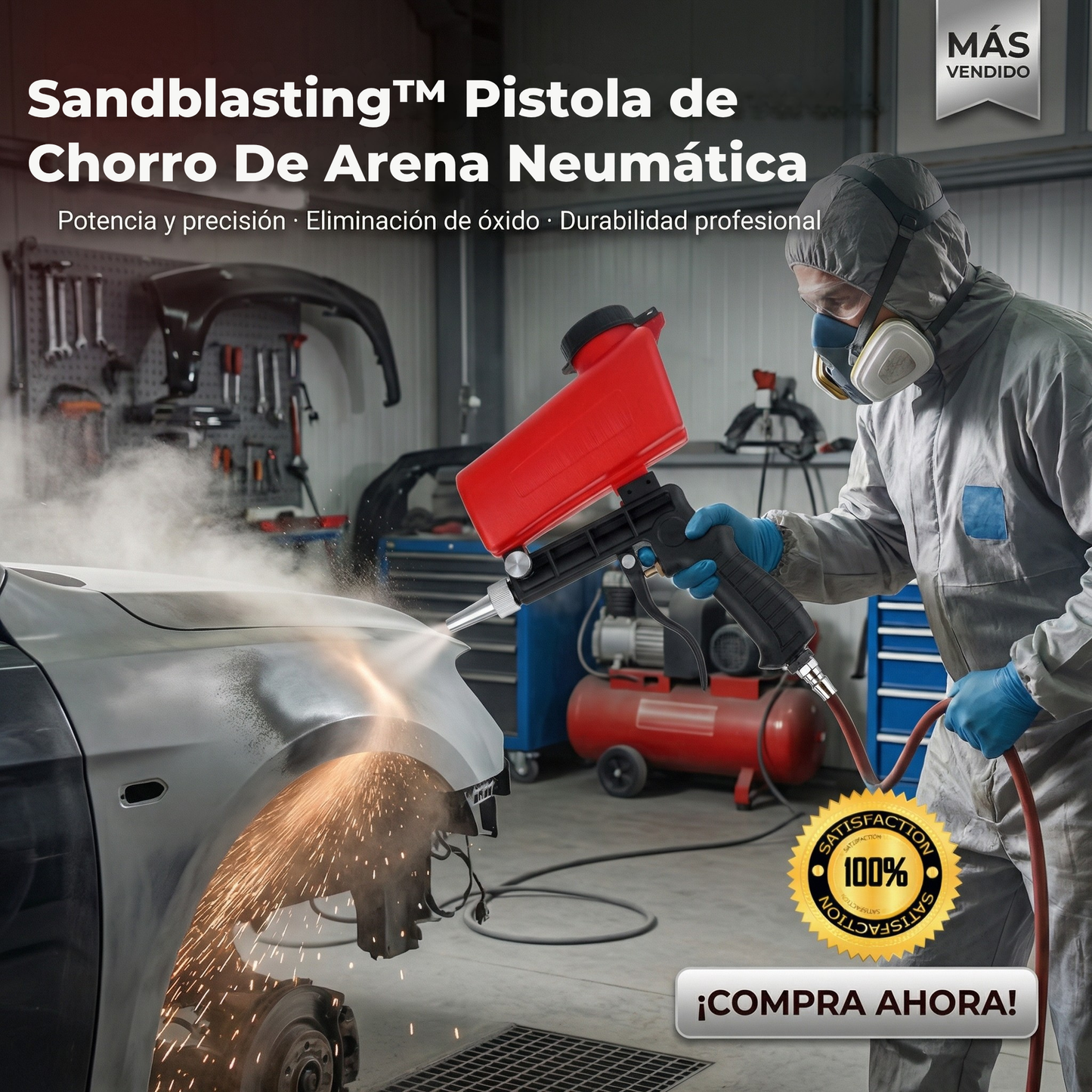 Sandblasting™ Pistola de Chorro De Arena Neumática
