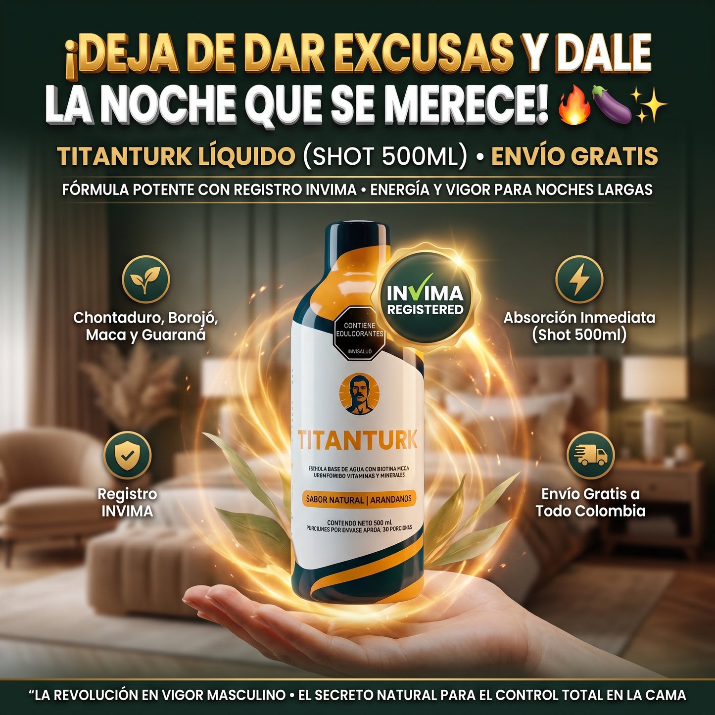 TITANTURK™ Bebible Potenciador Masculino