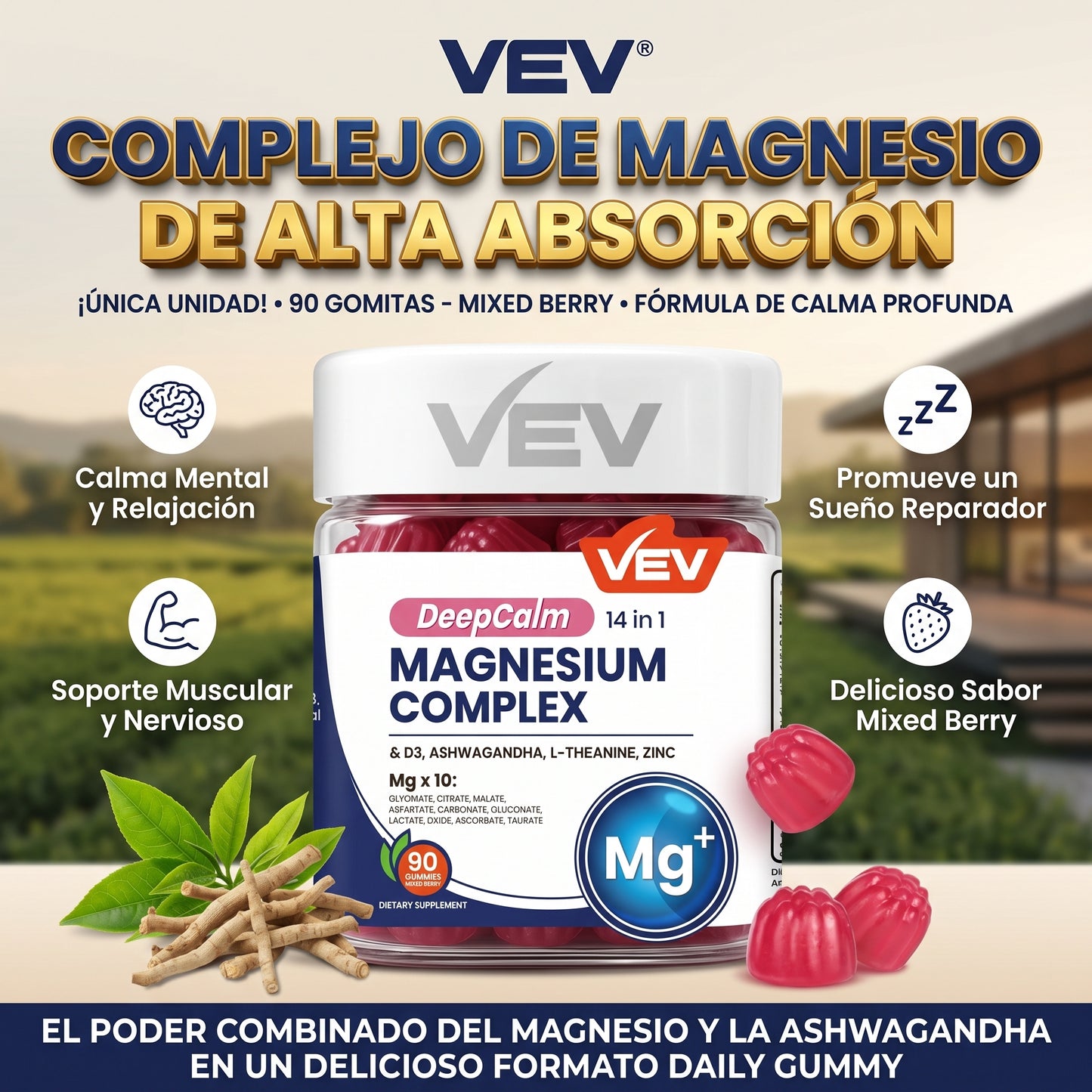 VEV™ DeepCalm Magnesium Complex (14 in 1)