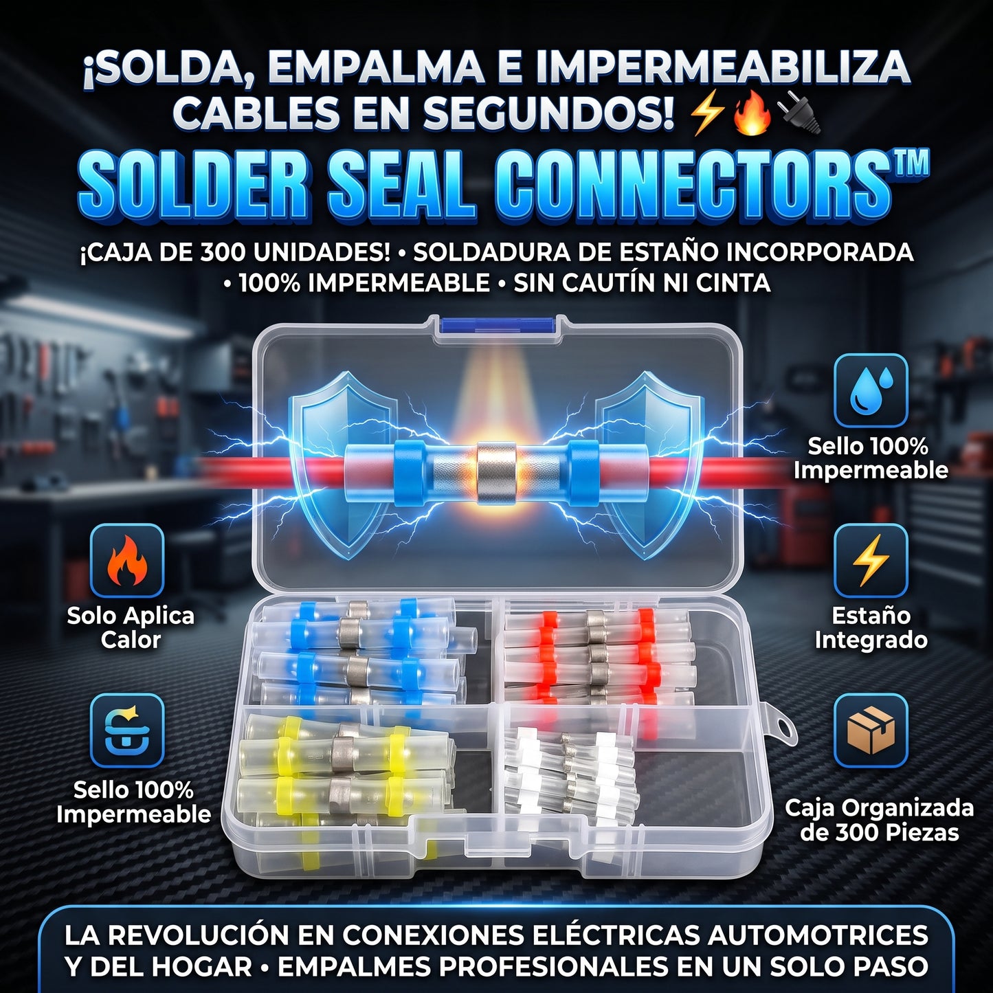 SOLDER SEAL™ Conectores eléctricos termocontraíbles