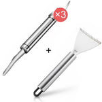 PRO KNIFE Pelador de camarones multiusos