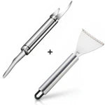 PRO KNIFE Pelador de camarones multiusos