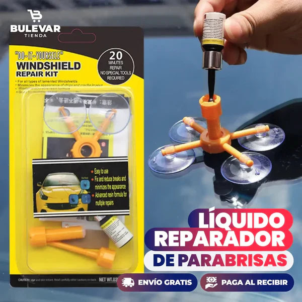 KITS  REPARADOR DE VIDRIOS + REGALOS ESPECIALES🎁 2x1