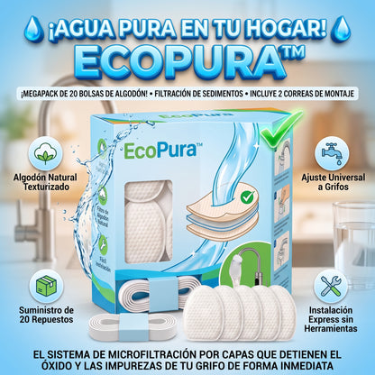 EcoPura™ Filtros de Algodón para Grifo de Cocina x 2Ound
