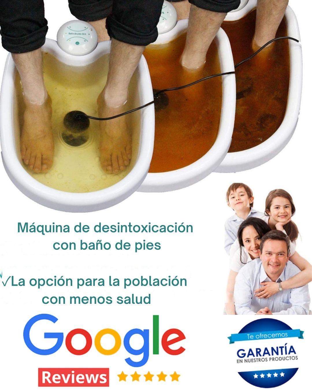FOOT SPA desintoxicación iónica :  terapia de salud y bienestar