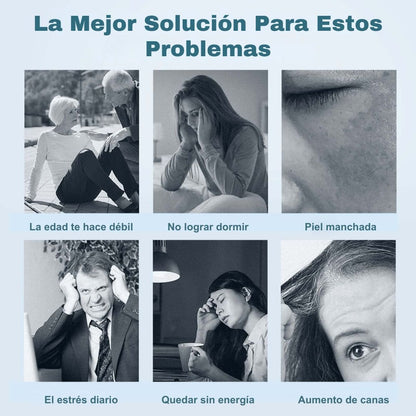 NAD + Resveratrol PREMIUM  - Cápsulas de Reparación Celular Antienvejecimiento y Energía Extra