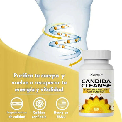 Pure peak™ Candida Cleanse: desparacitador apoyo para el intestino y el colon