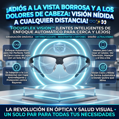 FOCUSFLEX VISION™ Lentes Ajustables de Visión Progresiva