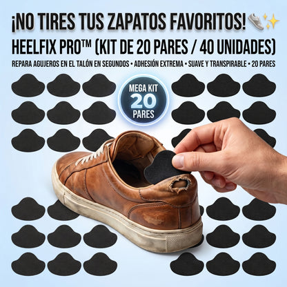 HEELFIX PRO™ Parches Autoadhesivos de Reparación Intensiva 20 Pares
