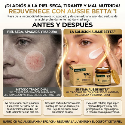 Aussie Betta™ Crema Revitalizante Antiedad de Sebo y Polipéptidos