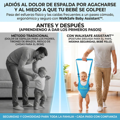 WALKSAFE ASSISTANT™ Caminador Portátil Ergonómico para Bebés