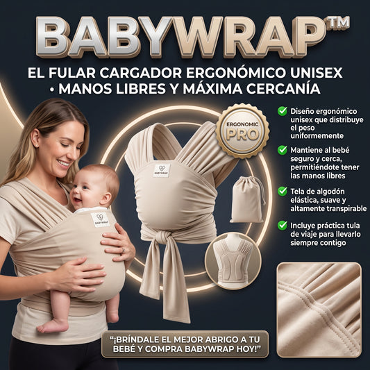BABYWRAP™ Fular / Portabebés Ergonómico Transpirable