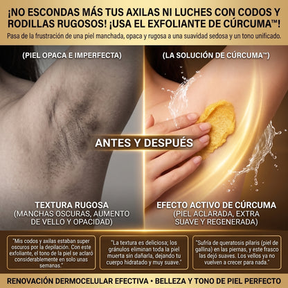 Turmeric Body Glow Scrub™ Exfoliante Corporal Aclarante con Cúrcuma