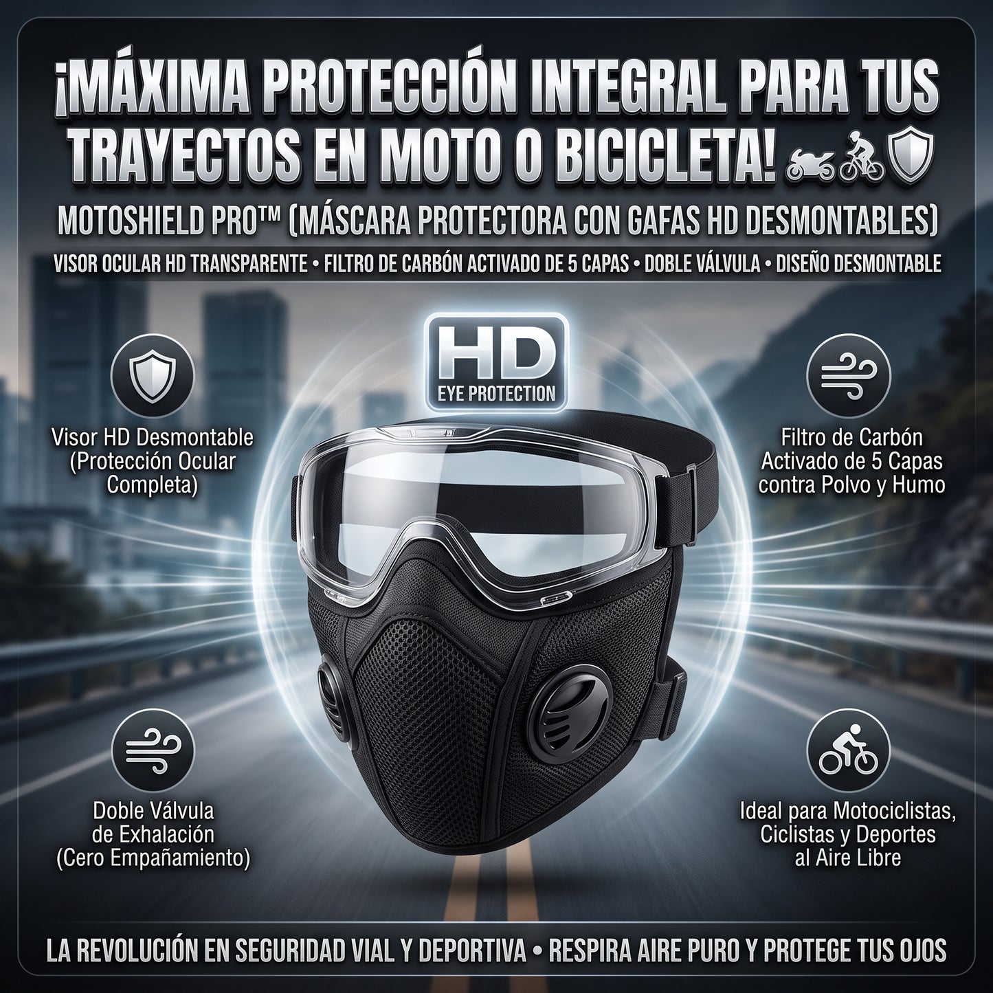 WorkShield™ Careta de Equipamiento profesional de alta gama