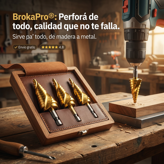 BrokaPro® Set de  4 Piezas de Brokas  Escalonadas