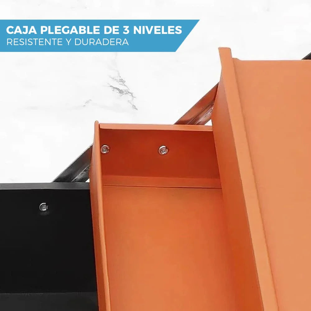 CAJA DE HERRAMIENTAS MAX PROFESIONAL  DE 3 NIVELES | INCLUYE 85 PIEZAS 🛠️