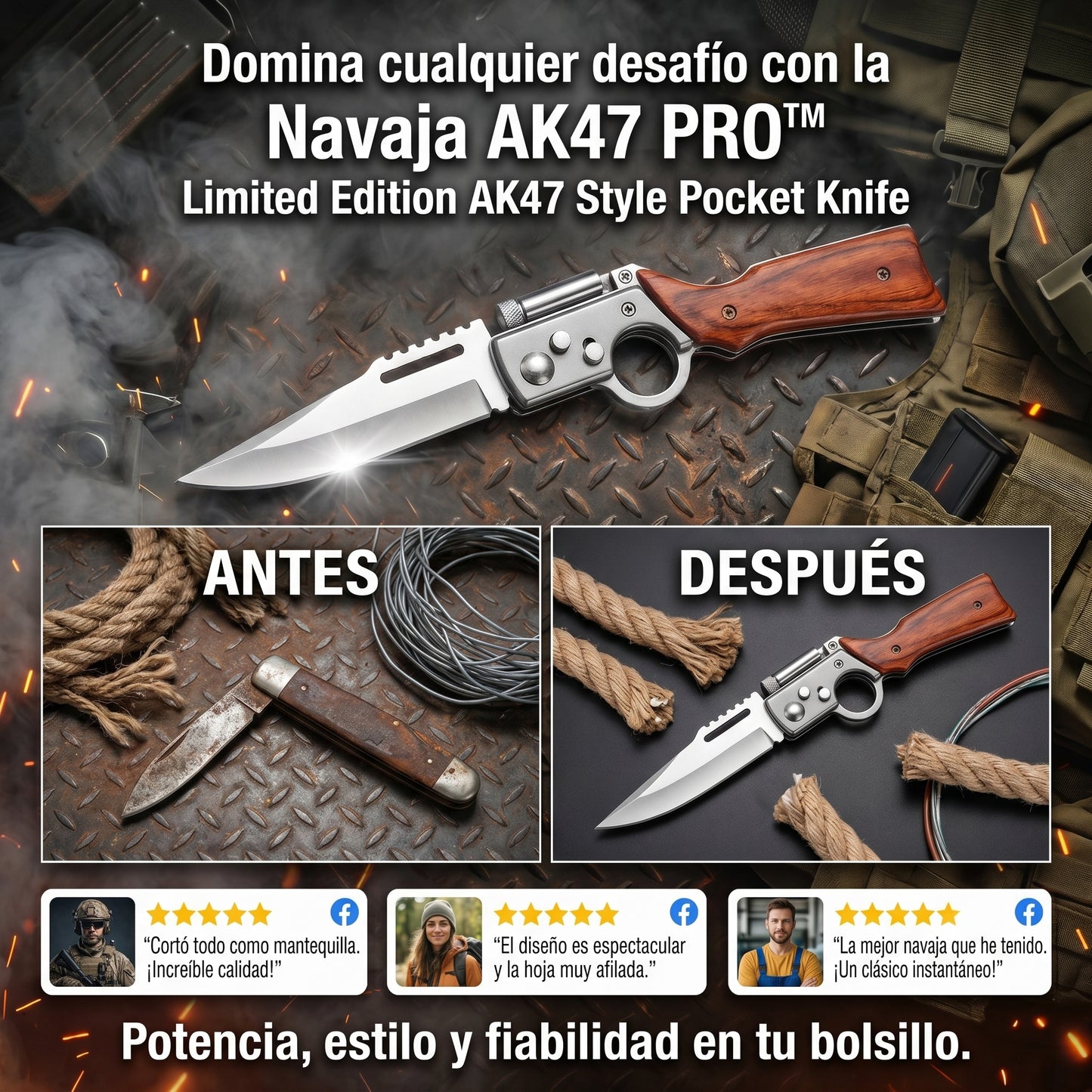 Navaja Knife AK47 PRO™