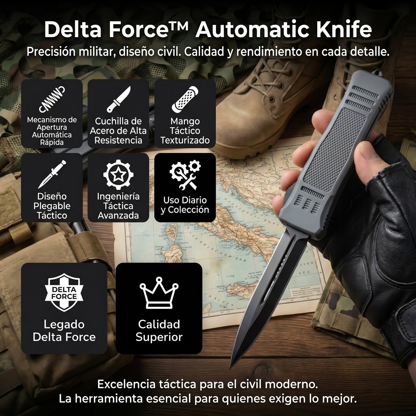 Cuchillo Delta Force™