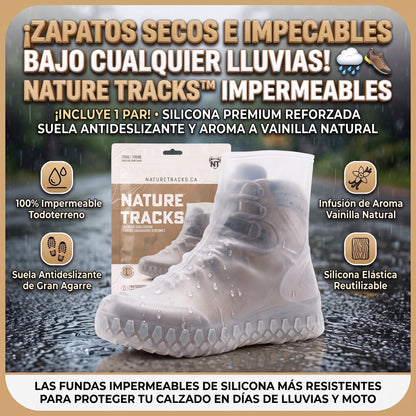 Nature Tracks™ Fundas Cubre-Calzado Impermeables de Silicona
