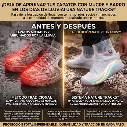 Nature Tracks™ Fundas Cubre-Calzado Impermeables de Silicona
