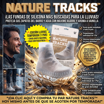 Nature Tracks™ Fundas Cubre-Calzado Impermeables de Silicona
