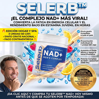 Selerb™ Liposomal NAD+ Men's Complex (1000 mg - 60 Cápsulas )