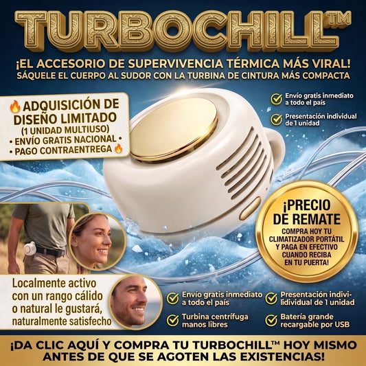 TurboChill™ Ventilador de Cintura Manos Libres