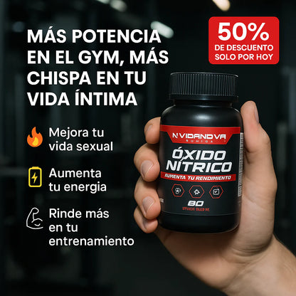 ÓXIDO NÍTRICO  Premium  - Suplemento 1000 mg