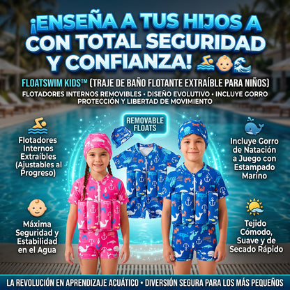 FLOATSWIM™ Traje de Baño Flotante Extraíble para Niños y Bebés