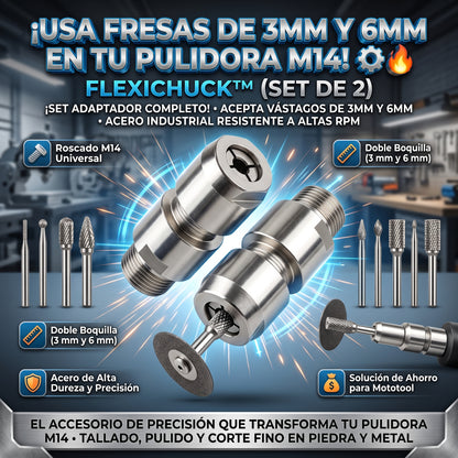 FlexiChuck™ Adaptador de Reacondicionamiento Mandril 2x1