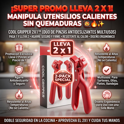 COOL GRIPPER Oferta 2x1 Pinza Antideslizante Multiusos