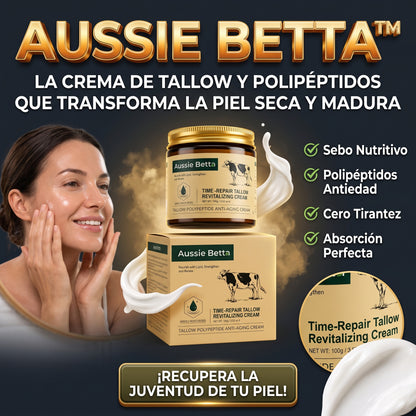 Aussie Betta™ Crema Revitalizante Antiedad de Sebo y Polipéptidos