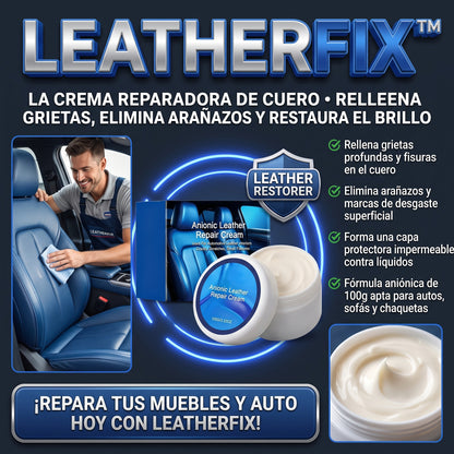 LEATHERFIX™ (100g) Crema Reparadora y Restauradora de Cuero