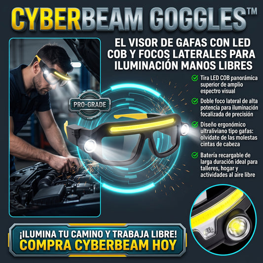 CYBERBEAM GOGGLES™ Gafas Linterna LED Inteligentes