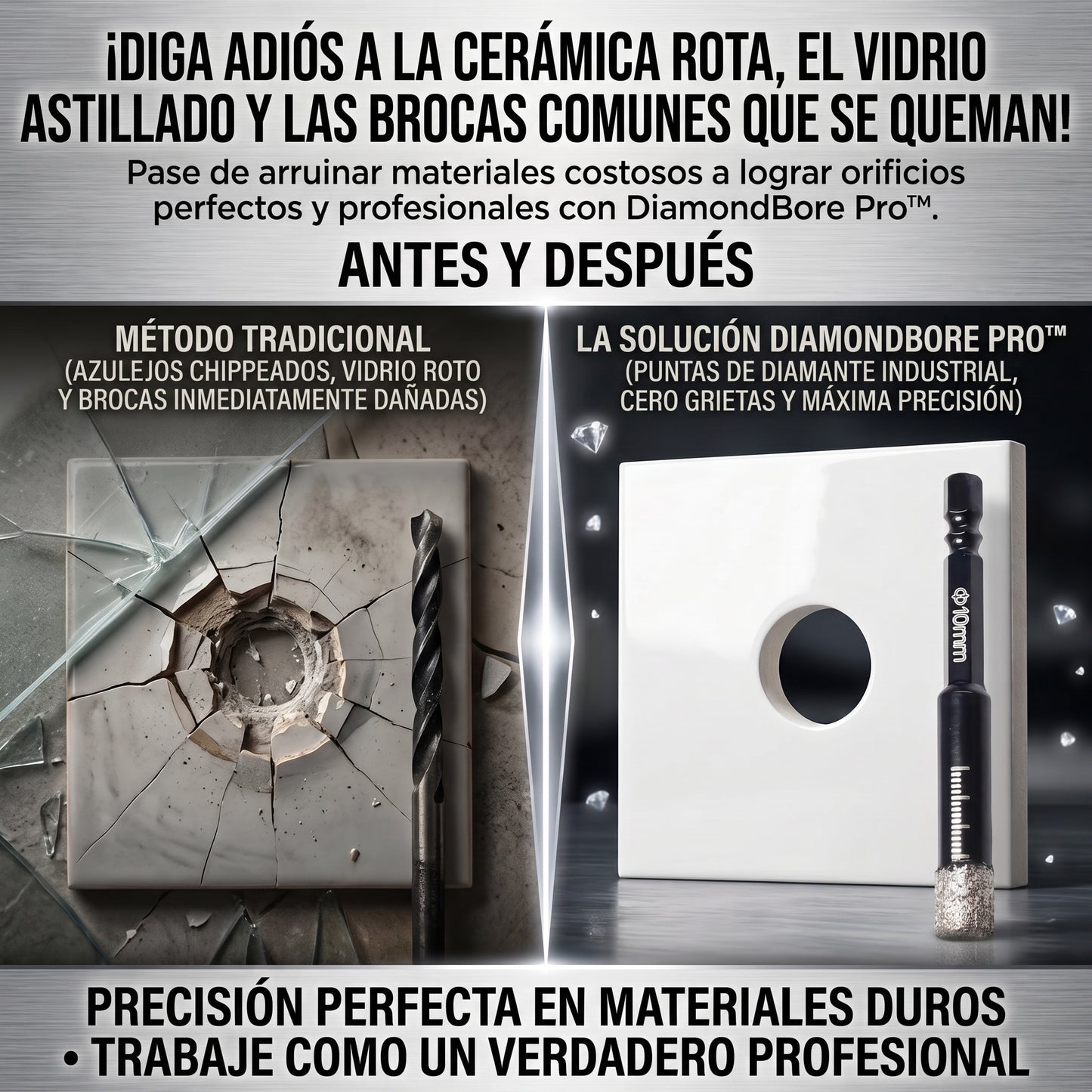DiamondBore™ Brocas de Diamante para todo tipo de material