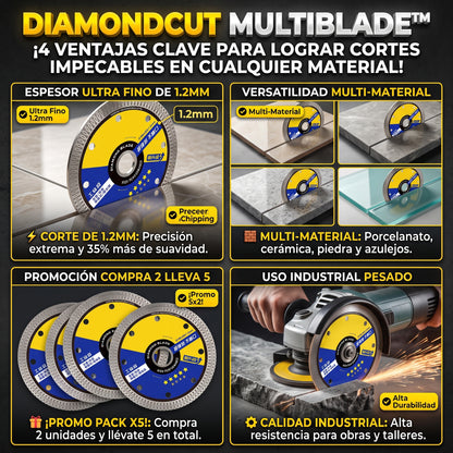 DIAMONDCUT™ Disco de Corte de Diamante Multifuncional