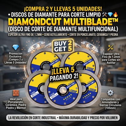 DIAMONDCUT™ Disco de Corte de Diamante Multifuncional