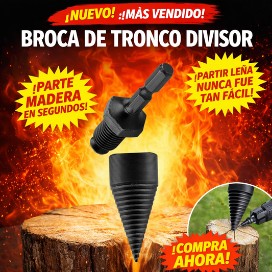 Broca de tronco divisor de madera