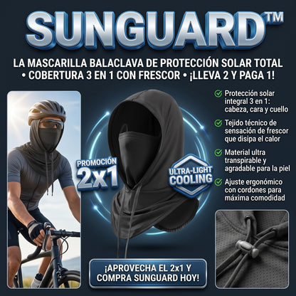 SUNGUARD™ (Promoción 2x1) Capucha y Máscara de Protección Solar Multifuncional