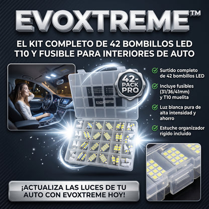EVOXTREME™ Juego de 42 Luces LED para tu Automóvil