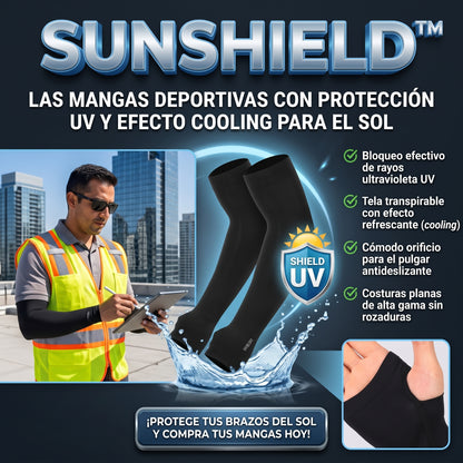 SUNSHIELD™ Mangas de Protección Solar con Orificio para Pulgar SET PAR