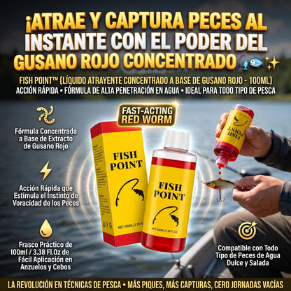 FISH POINT™ (100 ml) Atrayente Concentrado de Peces en Líquido