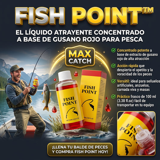 FISH POINT™ (100 ml) Atrayente Concentrado de Peces en Líquido
