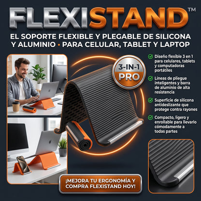 FLEXISTAND™ Soporte Flexible y Plegable Multiusos