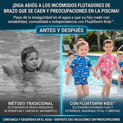 FLOATSWIM™ Traje de Baño Flotante Extraíble para Niños y Bebés