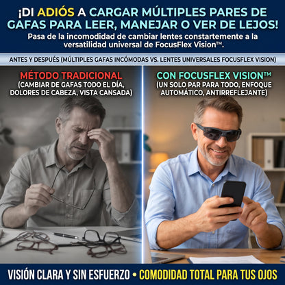 FOCUSFLEX VISION™ Lentes Ajustables de Visión Progresiva