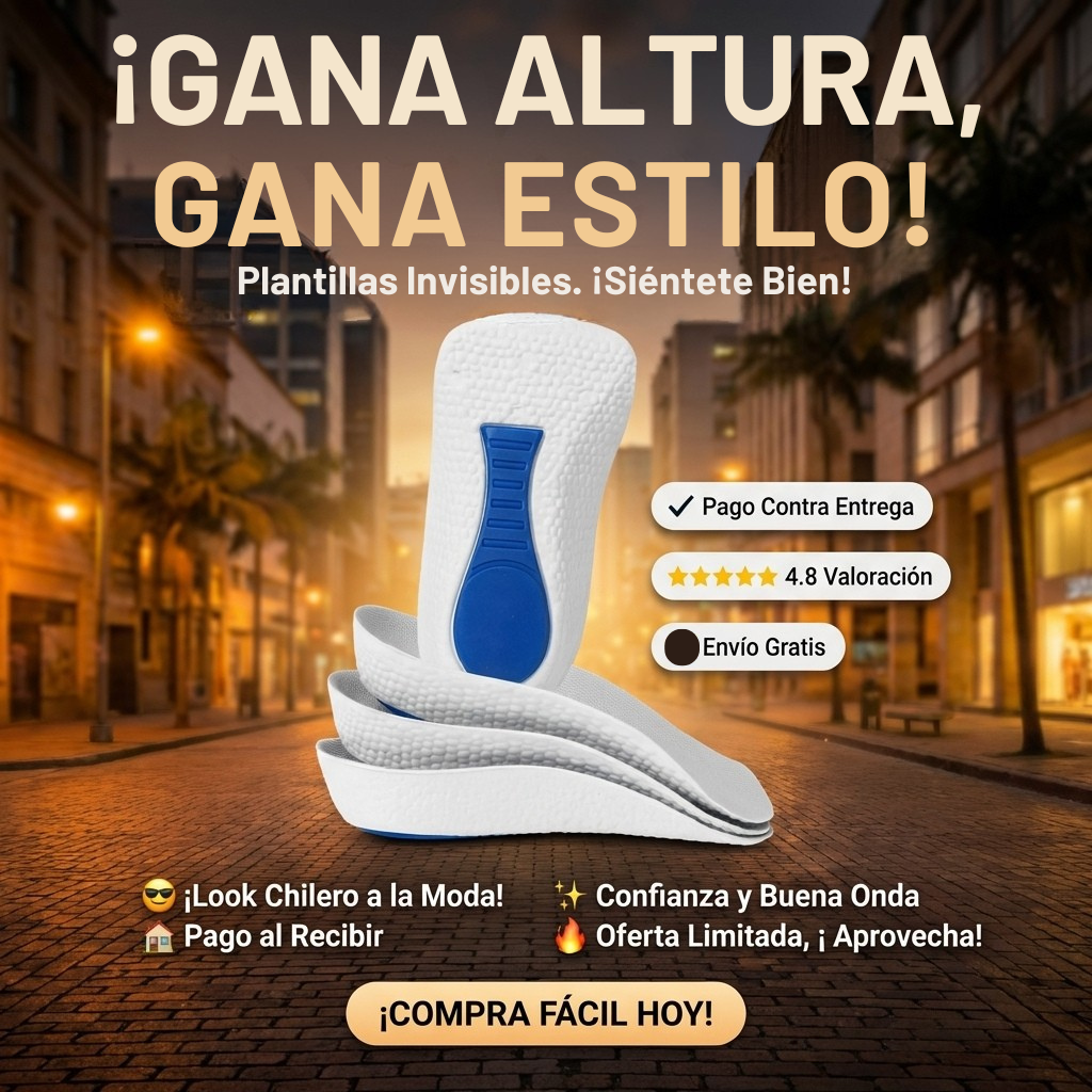 Plantillas Ortopédicas Para Ganar Altura
