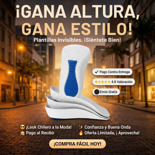 Plantillas Ortopédicas Para Ganar Altura
