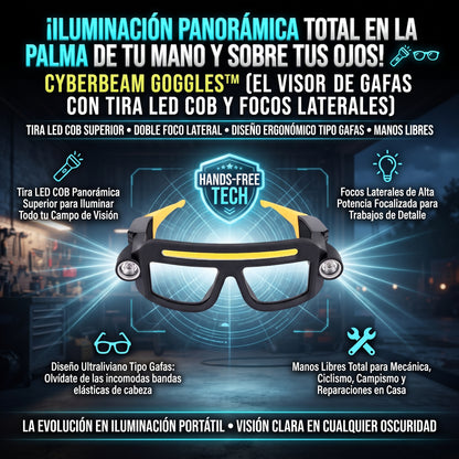 CYBERBEAM GOGGLES™ Gafas Linterna LED Inteligentes